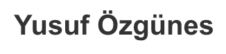Yusuf Özgünes